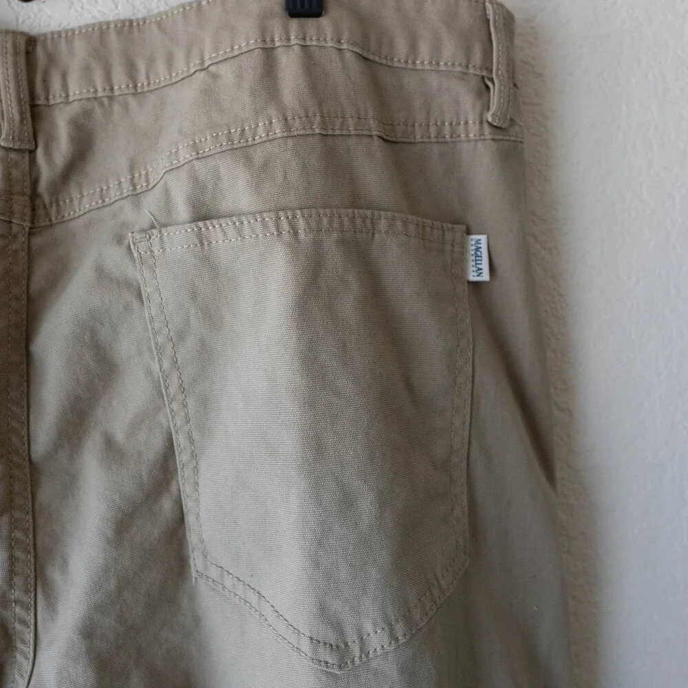 Magellan Men’s Khaki Pants 42W x 30L | Stain Release Stretch Cotton Workwear - Picture 8 of 10